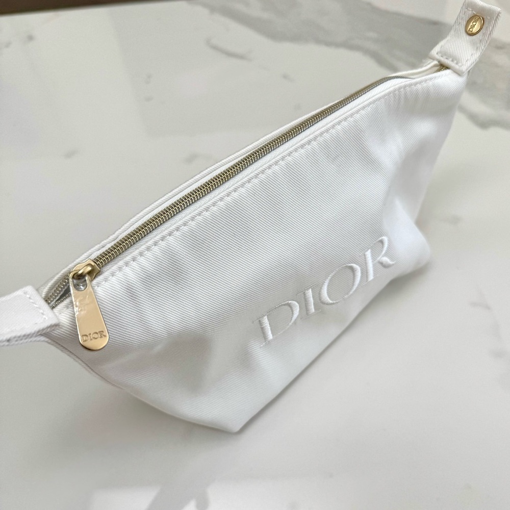 New - Authentic Dior Cosmetic Bag with Top Handle - Picture 8 of 10